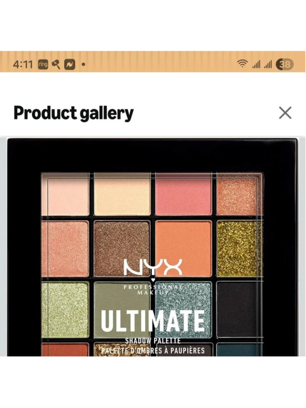 NYX ultimate shadow